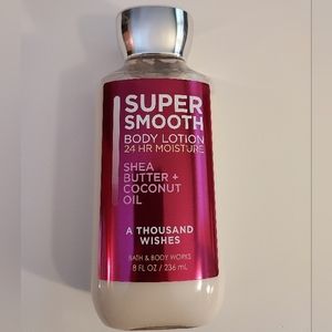 NWT Super Smooth A thousand wishes 8oz lotion